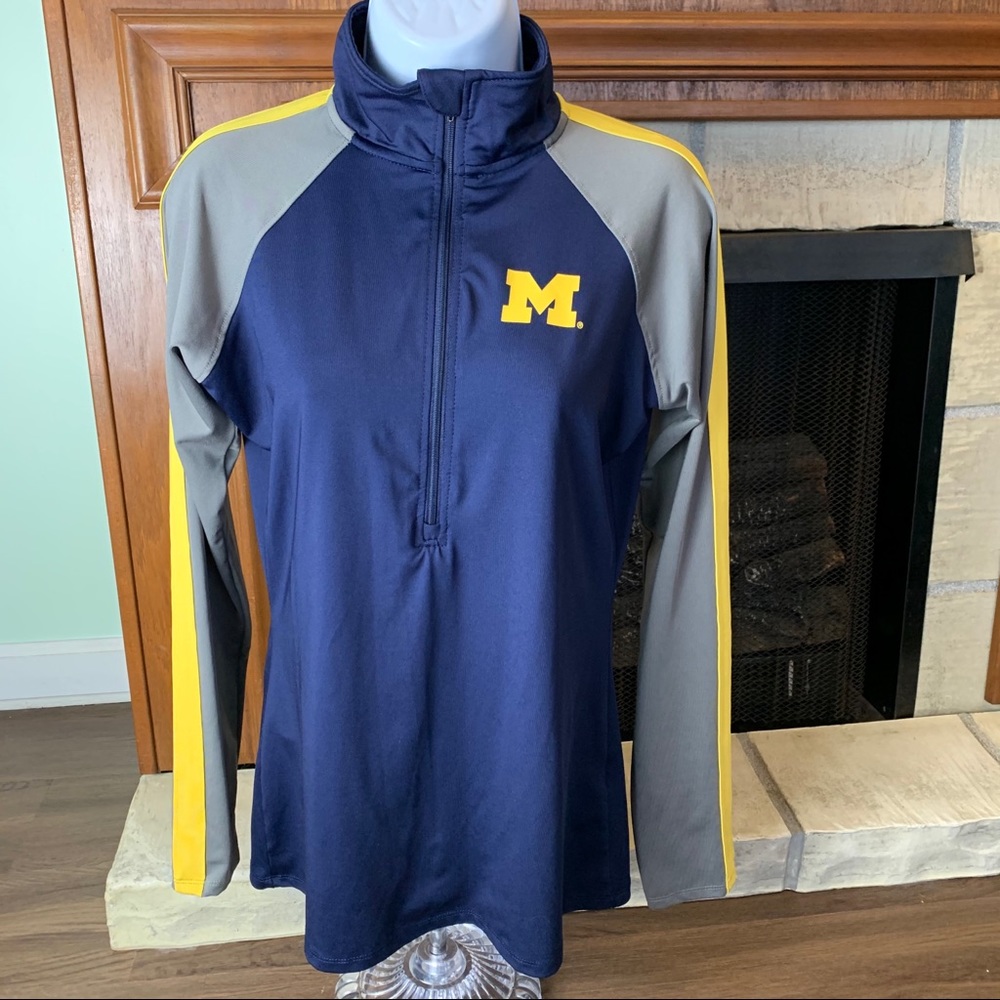 University of Michigan Long Sleeve Pullover Med